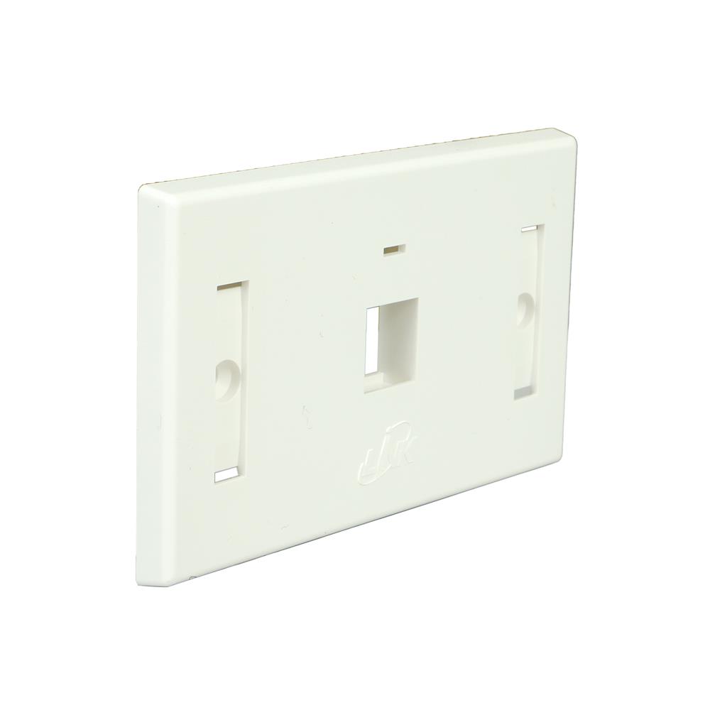 หน้ากาก 1 ช่อง LINK US2001 สีขาว