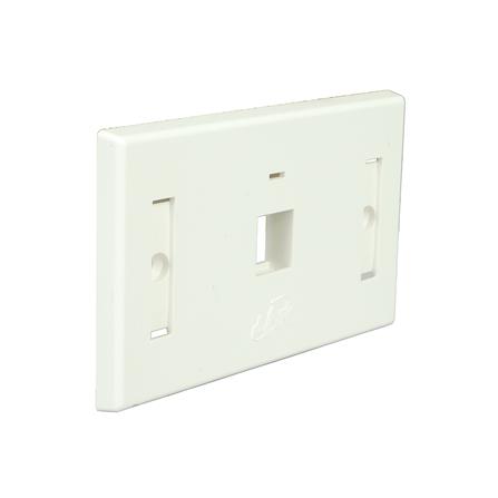 หน้ากาก 1 ช่อง LINK US2001 สีขาว_1