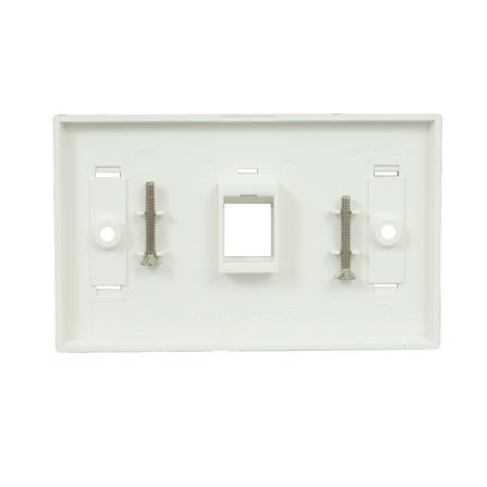 หน้ากาก 1 ช่อง LINK US2001 สีขาว_2