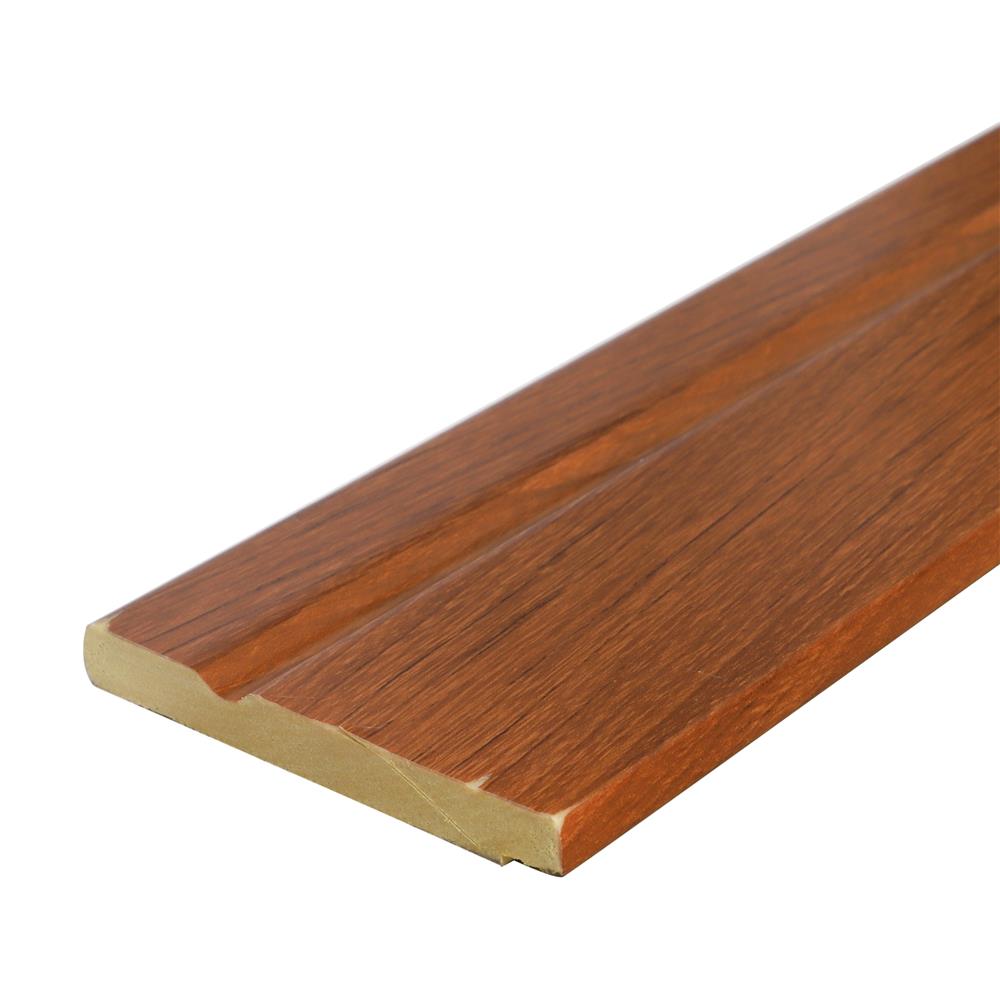 บัวพื้น PS LINEDEKOR LL341-3 8.8x240x0.8 ซม. สีไม้สักทอง