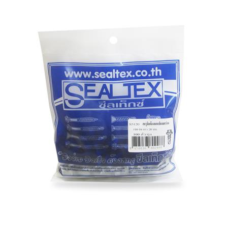 สกรูยึดท้องลอนปลายสว่าน SEALTEX 10-16x20 มม. 100 ชิ้น_1