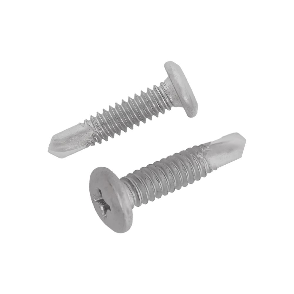 สกรูยึดขาบานเกล็ด คอนเนคเตอร์ SEALTEX 10-24X22 มม. 100 ชิ้น