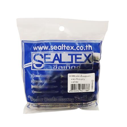 สกรูยึดกระเบื้องลอนคู่ปลายสว่าน SEALTEX 10X75 มม. 35 ชิ้น_1