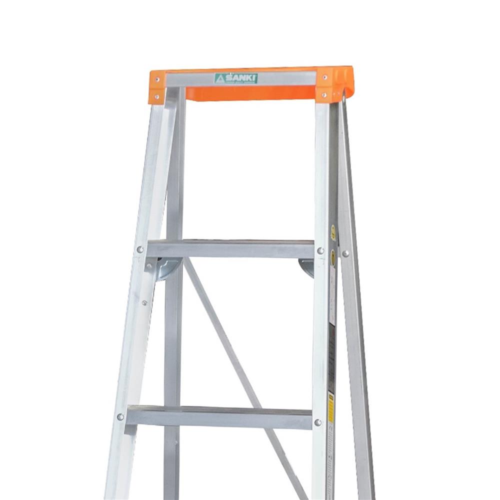 บันไดอะลูมิเนียมทรง A แบบมีถาด SANKI 7 ขั้น