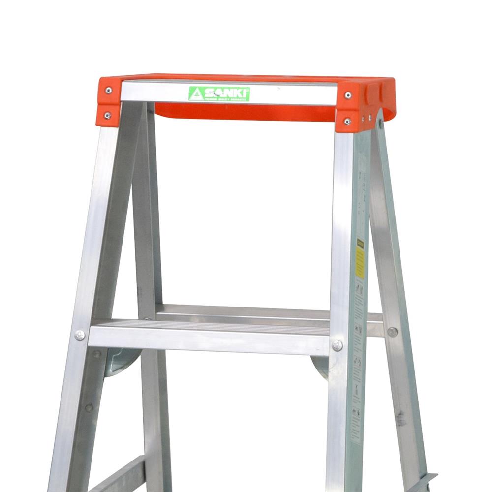 บันไดอะลูมิเนียมทรง A แบบมีถาด SANKI 3 ขั้น