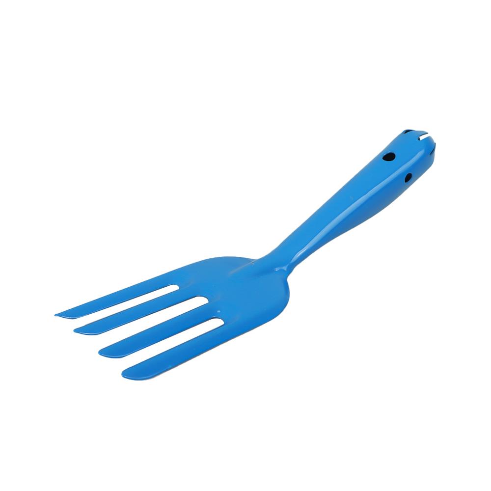 ส้อมพรวนดิน ช้างห้าดาว สีน้ำเงิน