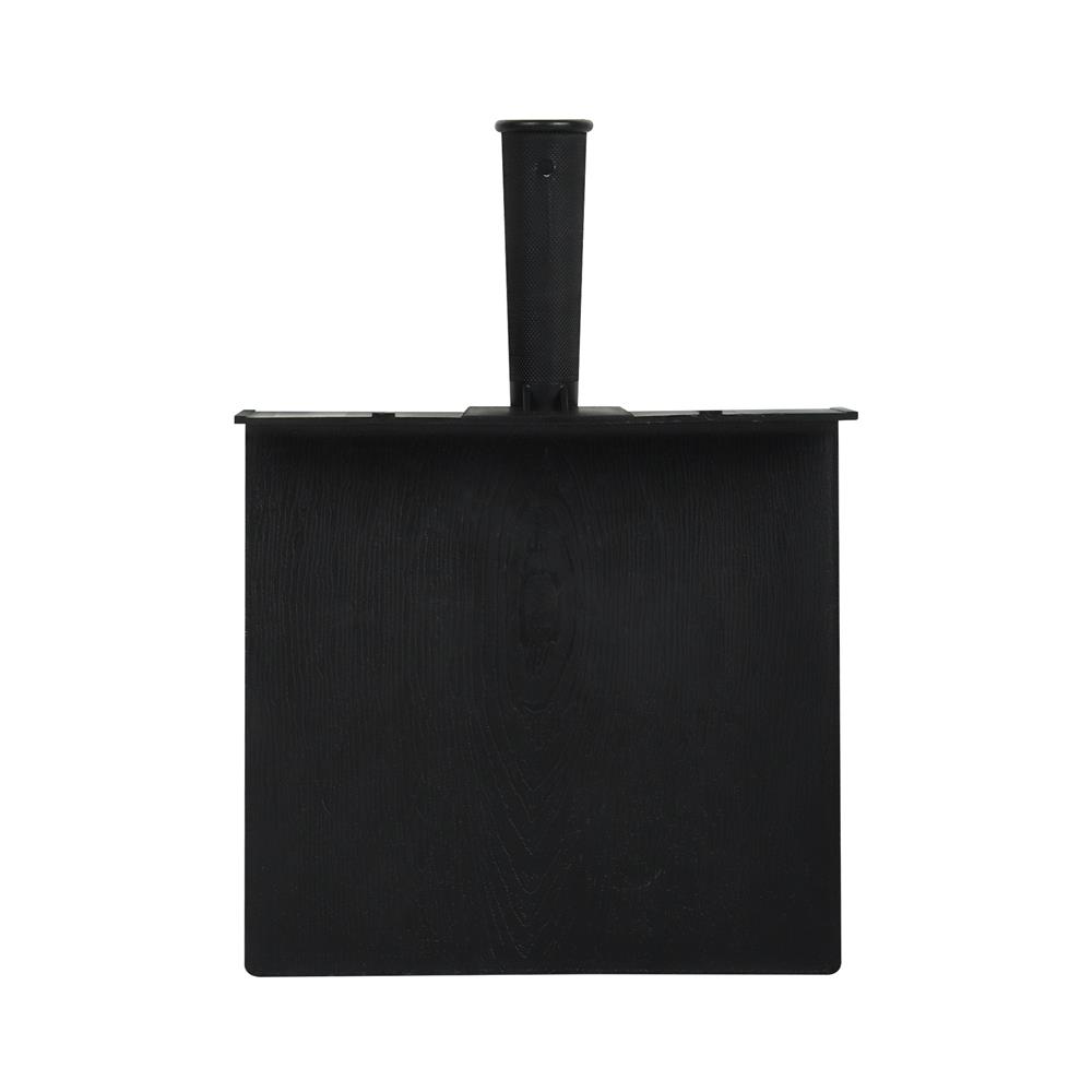 กระบะพักปูนบาง W.PLASTIC สีดำ