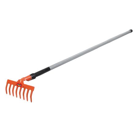 คราดเหล็ก 8 ซี่ พร้อมด้าม 1.5 ม. ช้างห้าดาว