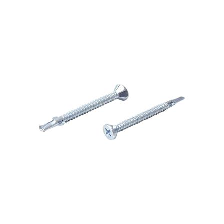 สกรูยึดไม้ฝาปลายสว่านมีปีก SEALTEX 8x45 มม. 100 ชิ้น_0