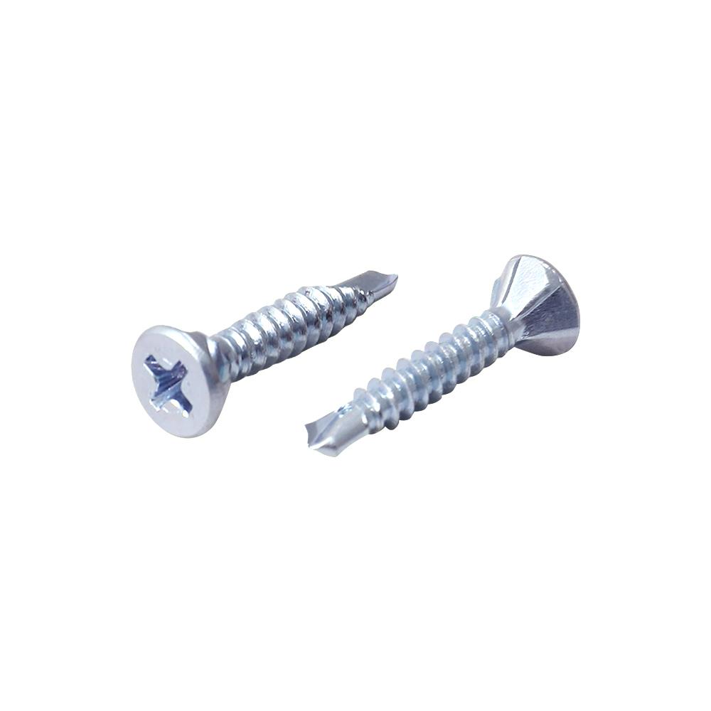 สกรูยึดไม้ฝาปลายสว่านไม่มีปีก SEALTEX 8x25 มม. 100 ชิ้น