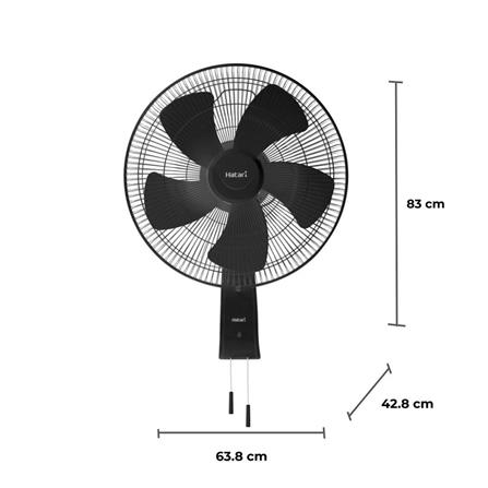 พัดลมติดผนัง 22 นิ้ว HATARI IW22M1 สีดำ_1