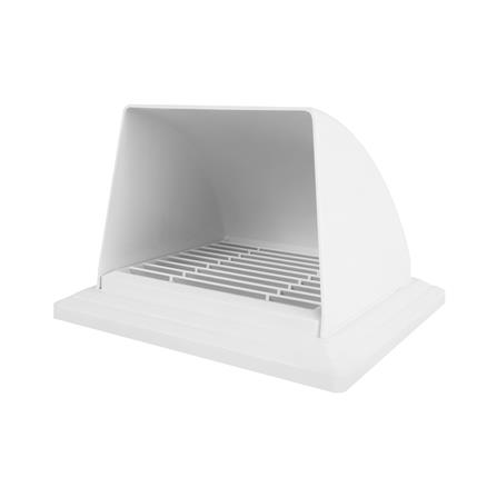 หน้ากากกันแมลงแบบกันฝน GRILLEGOODS 127 WH5 12.5 ซม. สีขาว_4