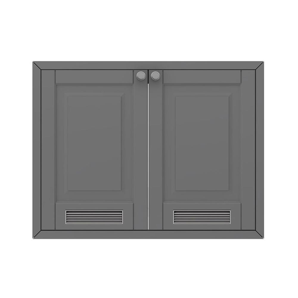 บานซิงค์คู่ STARMARK ALICE 86.6x66 ซม. สีเทา