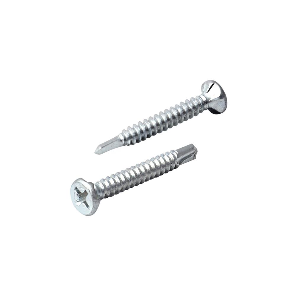 สกรูยึดไม้ฝาปลายสว่านไม่มีปีก SEALTEX 8x32 มม. 100 ชิ้น