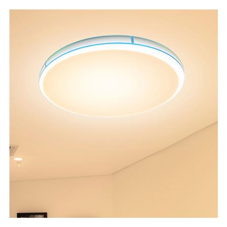 ไฟเพดาน LED NAGAS BLUE STRIP REMOTE 20 นิ้ว 42 วัตต์ DAYLIGHT/COOL WHITE/WARM WHITE สีขาว_4