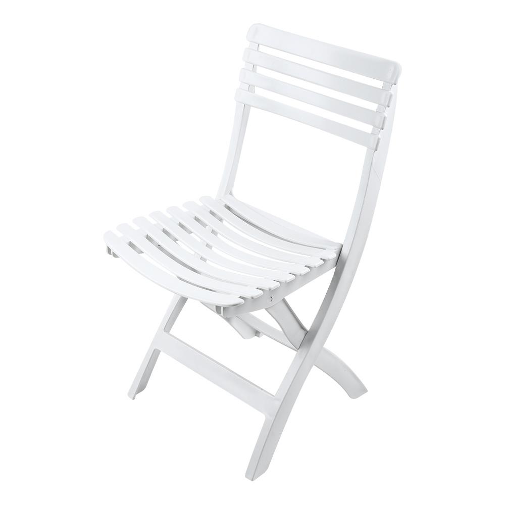 เก้าอี้พลาสติกพับได้ SUPERWARE CH-47 สีขาว
