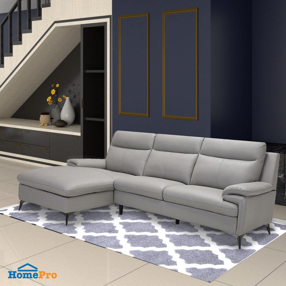 โซฟาเข้ามุม FURDINI RIVANO สีเทาอ่อน