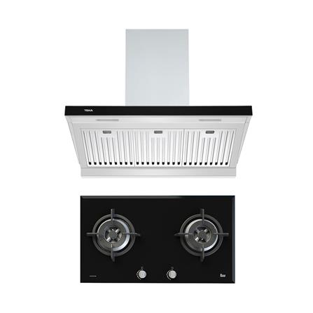 เตาฝัง+เครื่องดูดควัน TEKA GTLUX782G+DHATC90 78 X 45 ซม. สีดำ