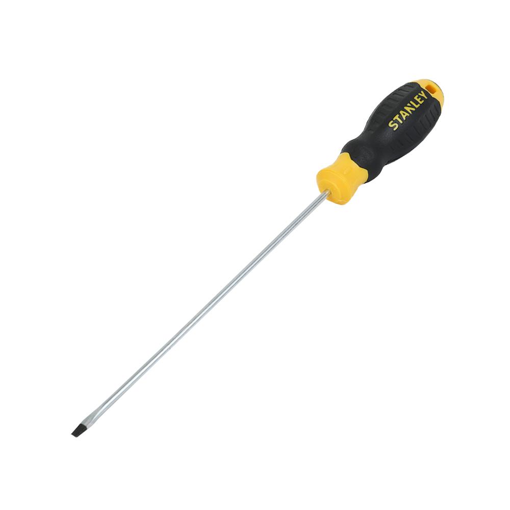 ไขควงปากแบน แม่เหล็ก STANLEY 6 นิ้ว ด้ามยาง