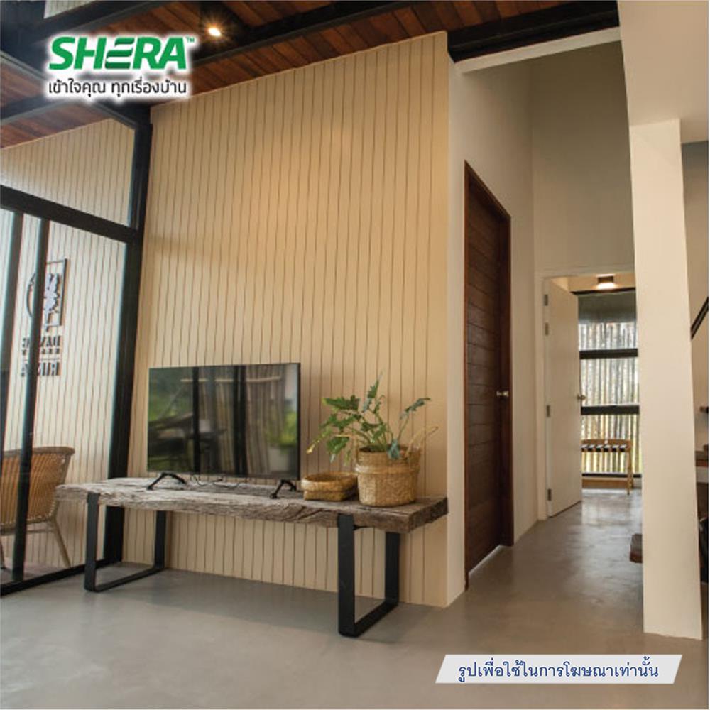 ไม้ฝา SHERA สเปลนดิด วิจิตรโกสน ผิวเรียบ 15x300x1 ซม. สีธรรมชาติ