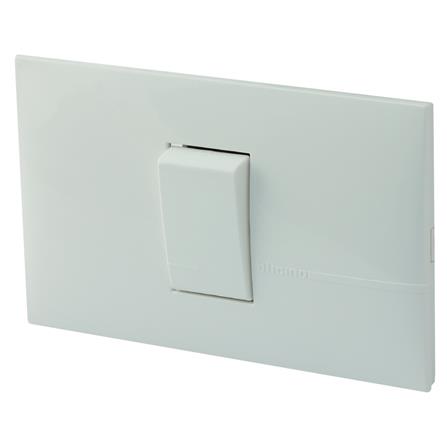 ชุดสวิตช์ 1 ทาง 1 ช่อง BTICINO SAE1100TBN สีขาว_1