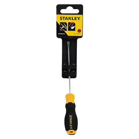 ไขควงปากแบน มีแม่เหล็ก ด้ามยาง STANLEY 4 นิ้ว_2