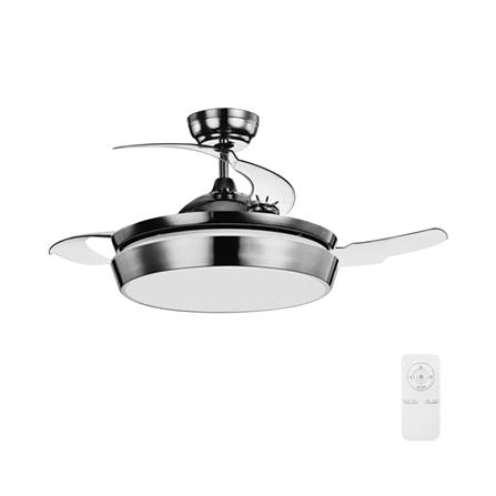 พัดลมโคมไฟ LED CARINI CFA424211CR 42 นิ้ว สีขาว/โครเมียม_0