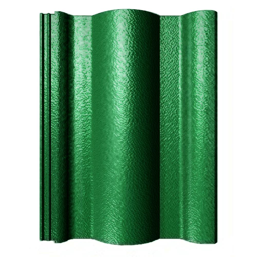 กระเบื้องหลังคาคอนกรีต ผิวส้ม TPI UTOPIA 33x42 ซม. สีเขียวอำพัน