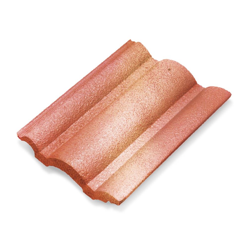 กระเบื้องคอนกรีต DURAONE ลอนเศรษฐี 33x42x2.4 ซม. สีส้มรุ่งอรุณ