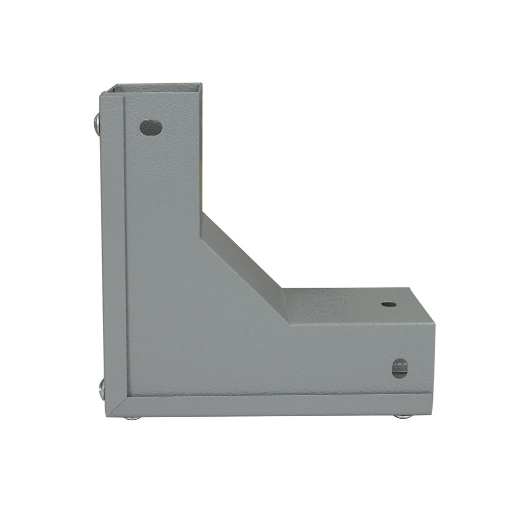 ข้องอ เปิดนอก รางไวร์เวย์ SUPER 2X3 นิ้ว สีเทา