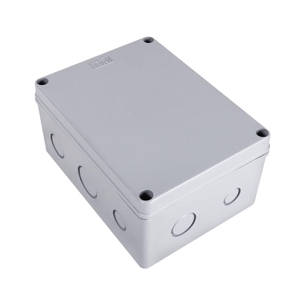 กล่องพลาสติกกันน้ำ TTM T-205 6x8 นิ้ว สีเทา
