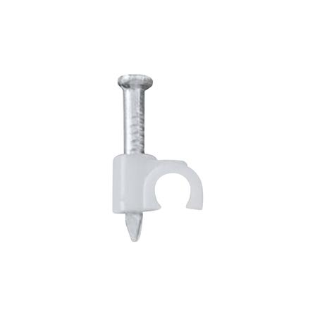 กิ๊บตอกสายโทรศัพท์ SANTORY HSR 4 มิลลิเมตร VAF 2x2.5 ตารางเมตร ขาว