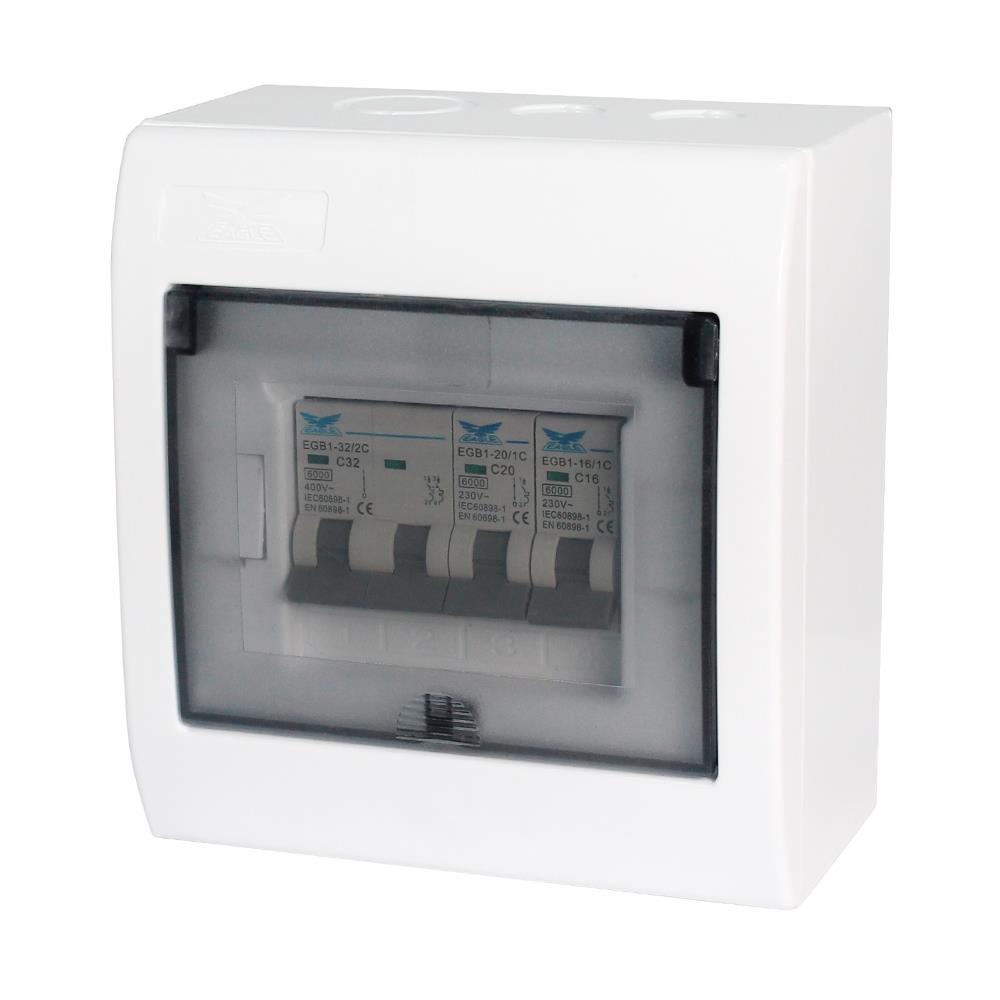 ชุดตู้คอนซูมเมอร์ยูนิต EAGLE 50 แอมป์ 2 ช่อง