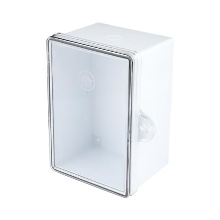 ตู้กันน้ำ ฝาใส 4.5x6.5 นิ้ว สีขาว_1