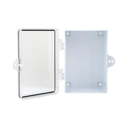 ตู้กันน้ำ ฝาใส 4.5x6.5 นิ้ว สีขาว_2