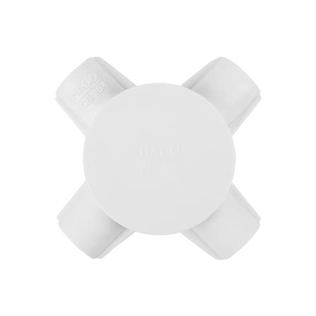 กล่องพักสายกลม 4 ทาง HACO 20 มม. CB204 สีขาว_2