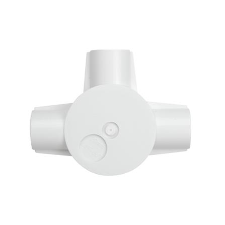 กล่องพักสาย 3 ทาง HACO 25 มม. CB253 สีขาว_2