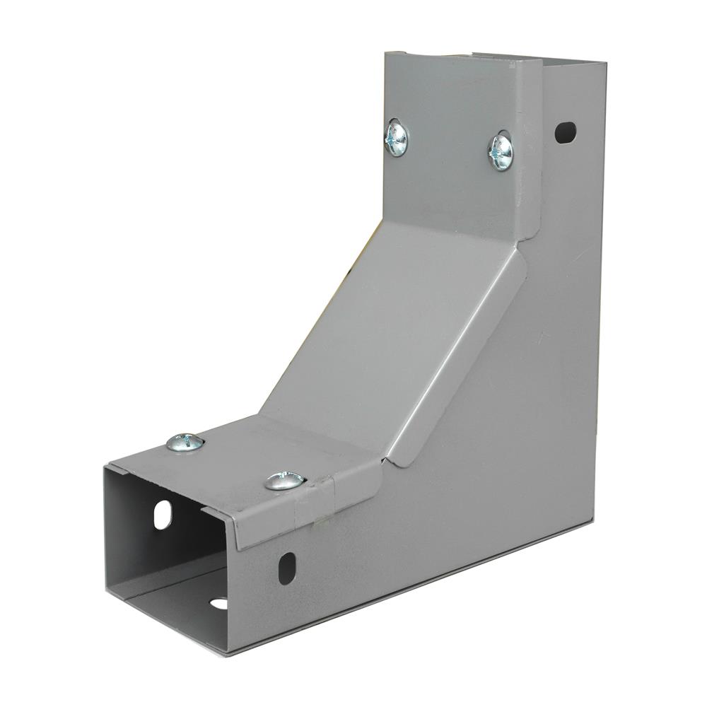 ข้องอ เปิดใน รางไวร์เวย์ SUPER 2X3 นิ้ว สีเทา