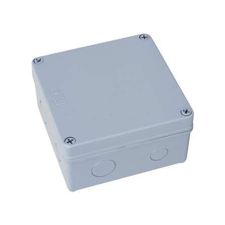 กล่องพลาสติกกันน้ำ TTM T-204 6x6 นิ้ว สีเทา_0