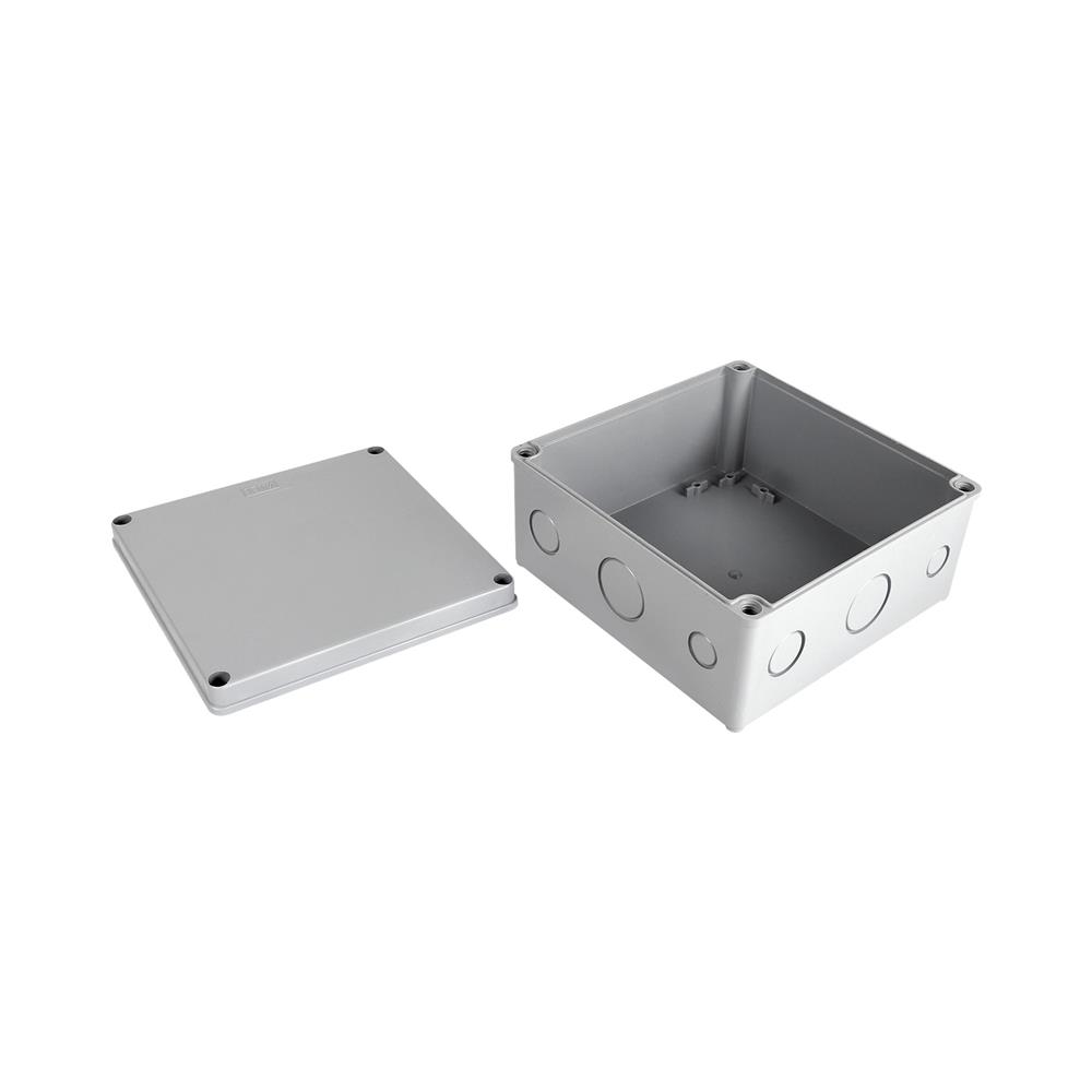 กล่องพลาสติกกันน้ำ TTM T-206 8x8 นิ้ว สีเทา