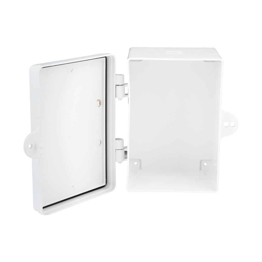 ตู้กันน้ำฝาทึบ ID 4.5 x6.5 นิ้ว สีขาว