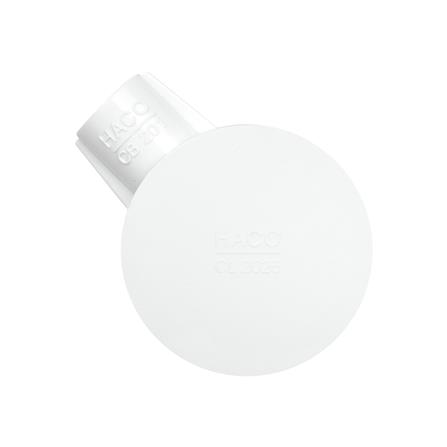 กล่องพักสาย 1 ทาง HACO 20 มม. CB201 สีขาว_1