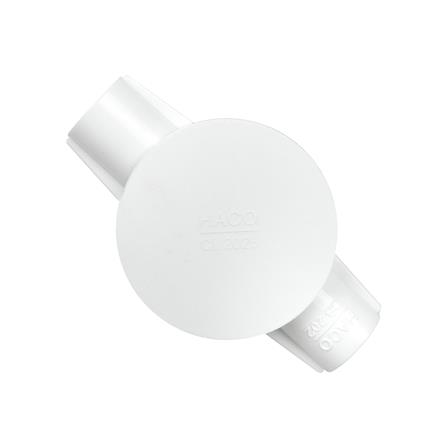 กล่องพักสาย 2 ทาง HACO 20 มม. CB202 สีขาว_1