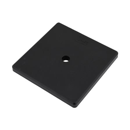 แผ่นรองมิเตอร์ไฟฟ้า ZEBERG 20x20 ซม. สีดำ