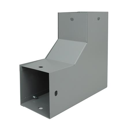 ข้องอเปิดบนรางไวร์เวย์ SUPER 4X4 นิ้ว สีเทา_0