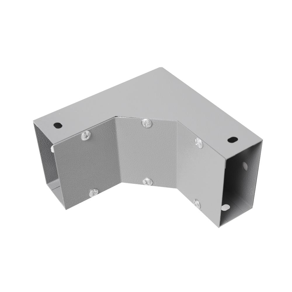 ข้องอ เปิดใน รางไวร์เวย์ SUPER 2X4 นิ้ว สีเทา