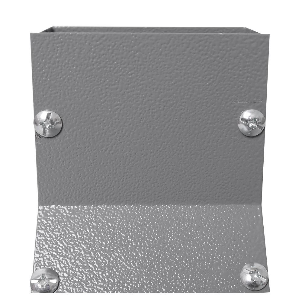 ข้องอ เปิดใน รางไวร์เวย์ SUPER 2X4 นิ้ว สีเทา