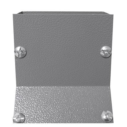 ข้องอ เปิดใน รางไวร์เวย์ SUPER 2X4 นิ้ว สีเทา_2