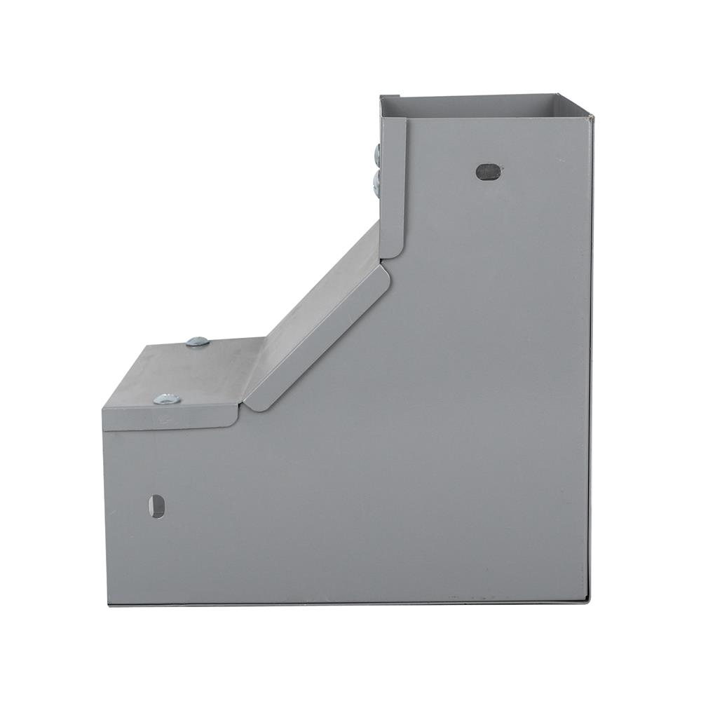 ข้องอเปิดในรางไวร์เวย์ SUPER 4X6 นิ้ว สีเทา