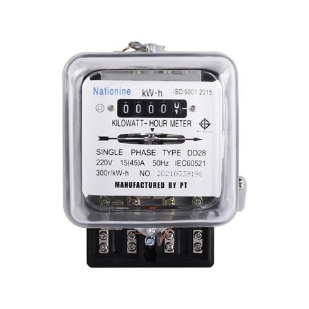 มิเตอร์ไฟ 15/45A DD28 1 เฟส 2 สาย NATIONINE